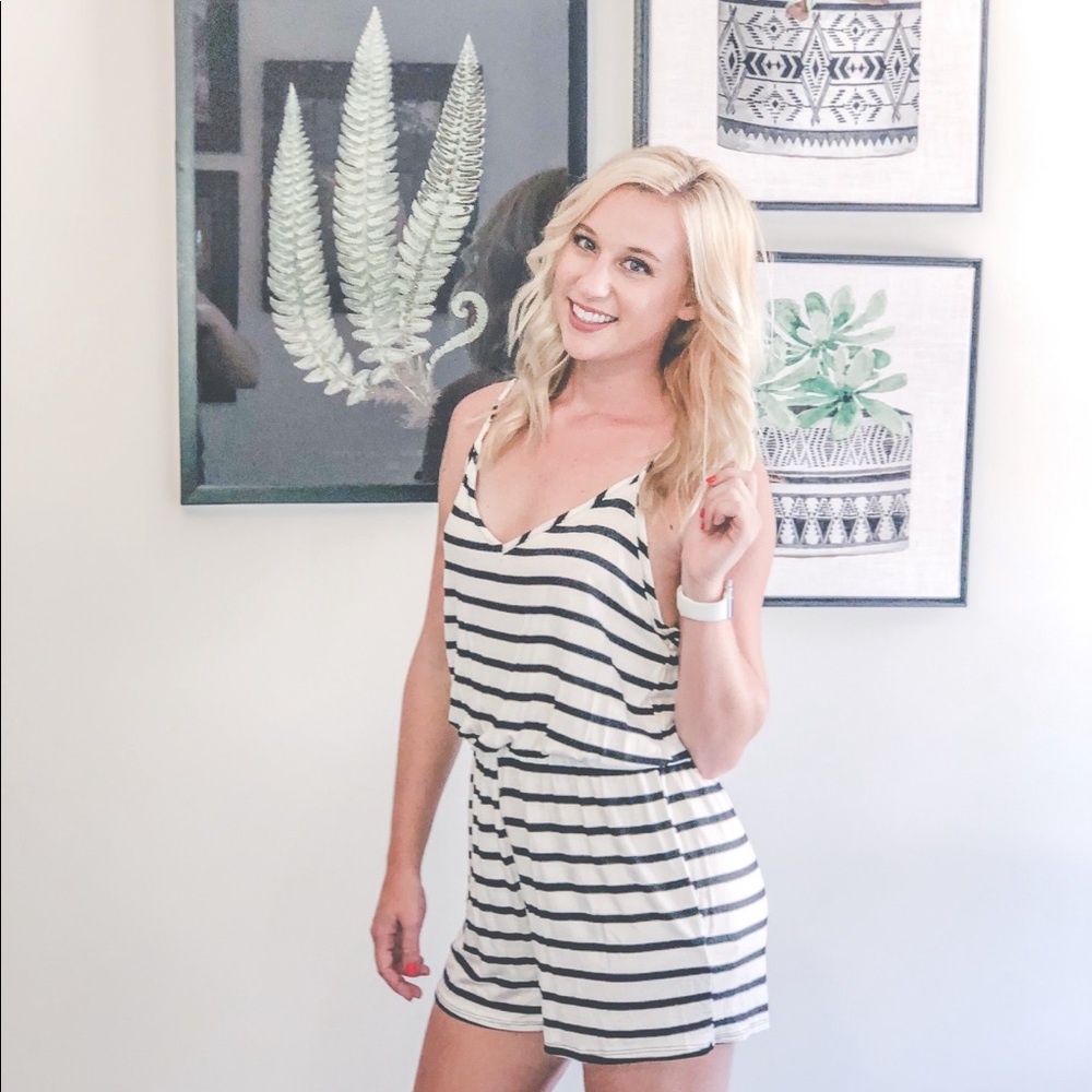 Striped Romper